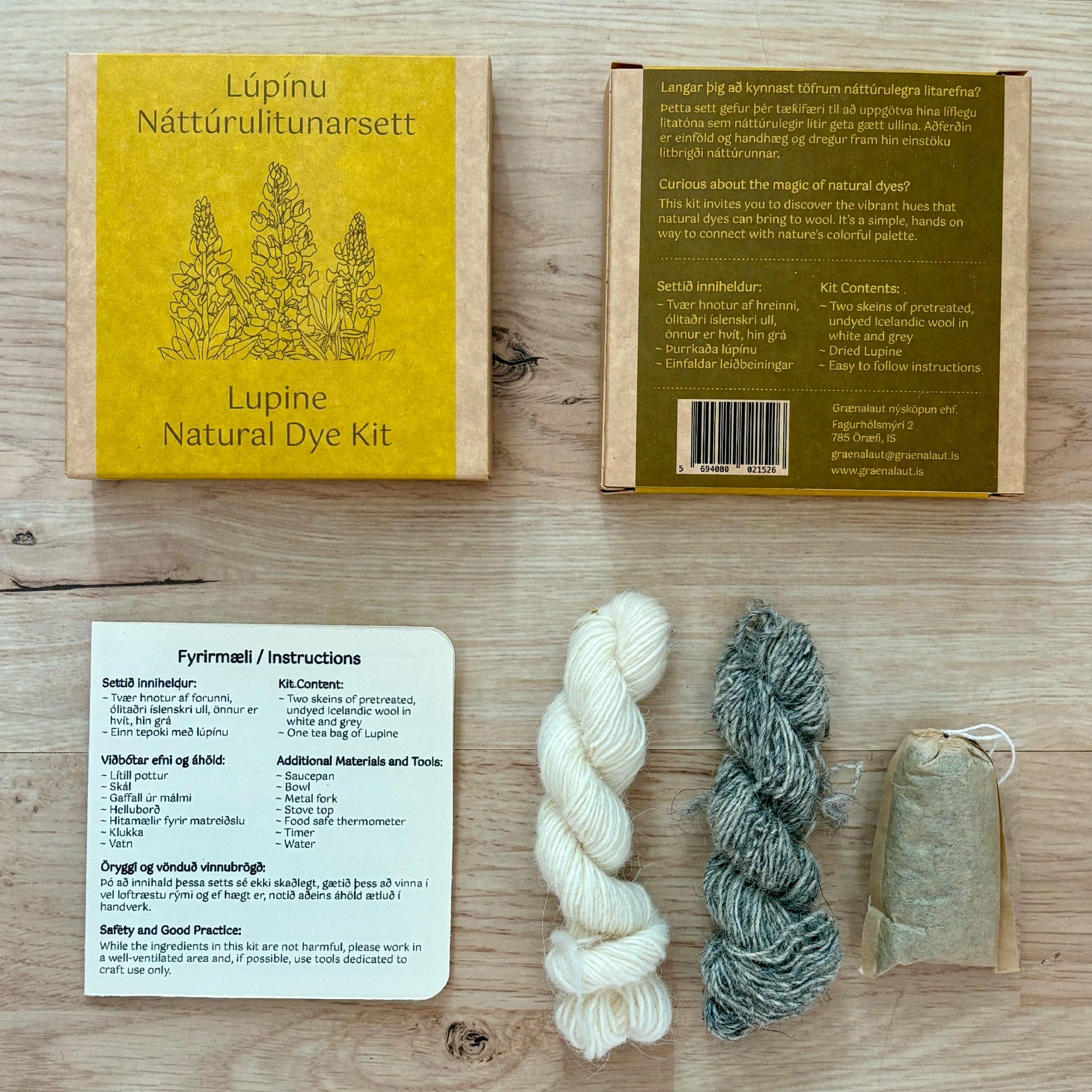 Icelandic Natural Dye Kit - Lupine