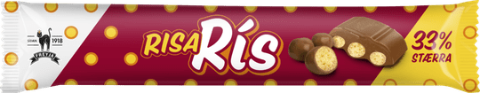 Rís — Milk Chocolate with Crispy Corn Puffs (70 g)