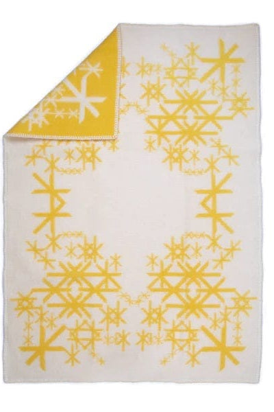 Nordic Strength  Baby Blanket - Yellow - The Icelandic Store