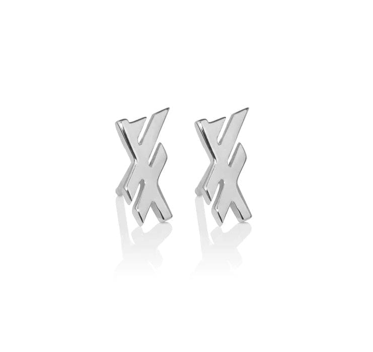 LUCK / GÆFA SILVER EARRING STUDS - The Icelandic Store