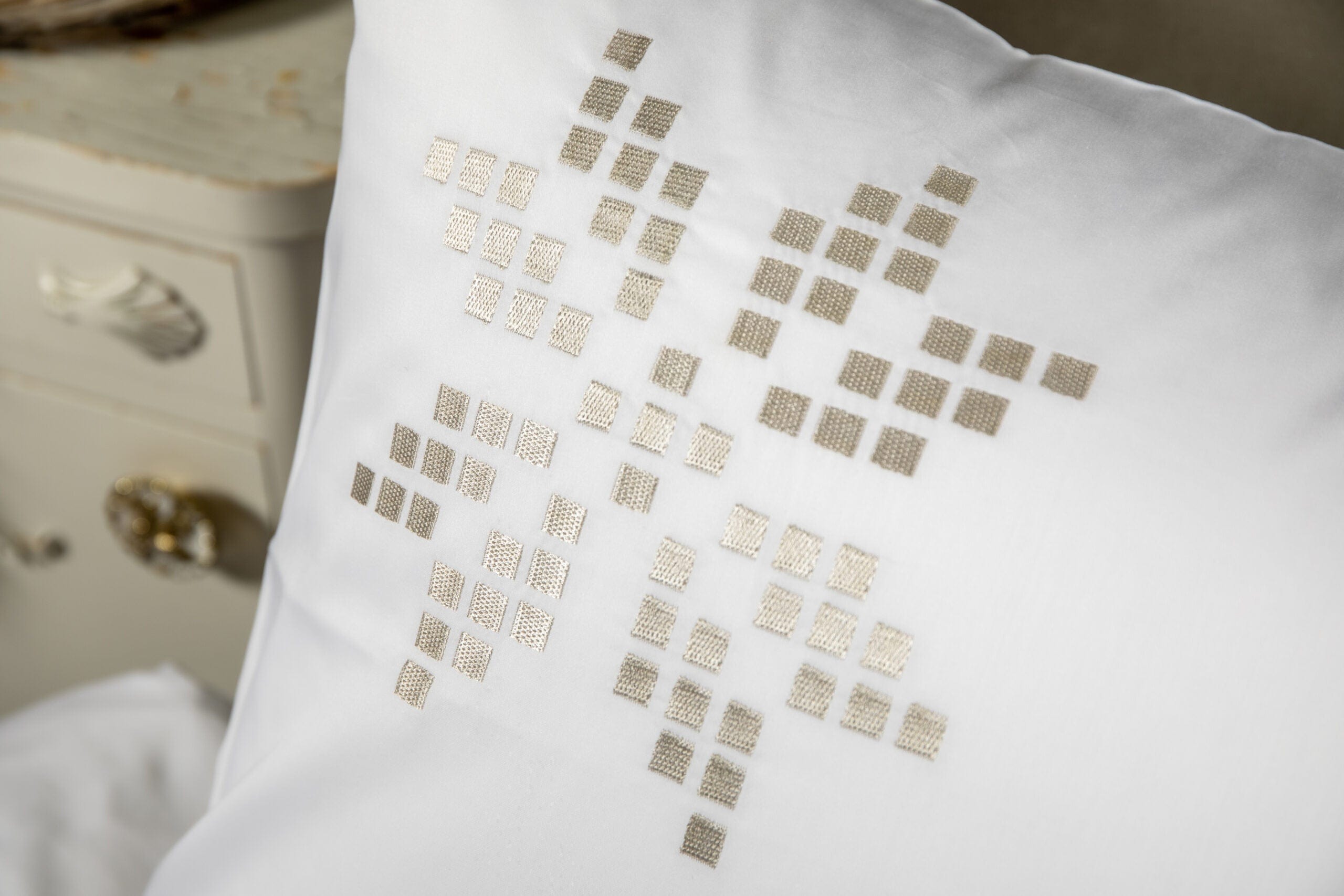 Áttablaðarós — 600‑Thread Satin Pima Cotton Duvet Set