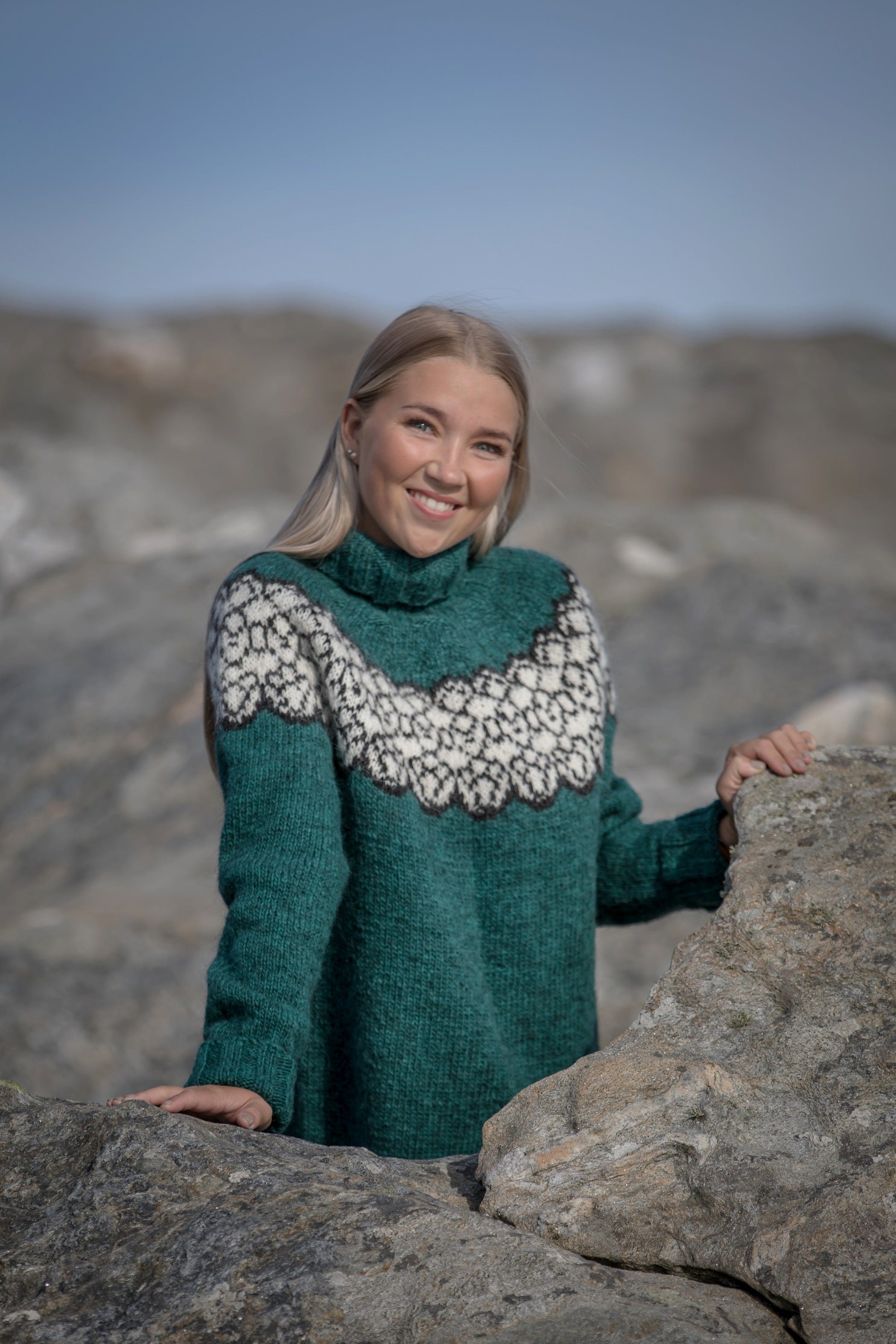 Aurora Icelandic sweater - Knitting Kit - The Icelandic Store