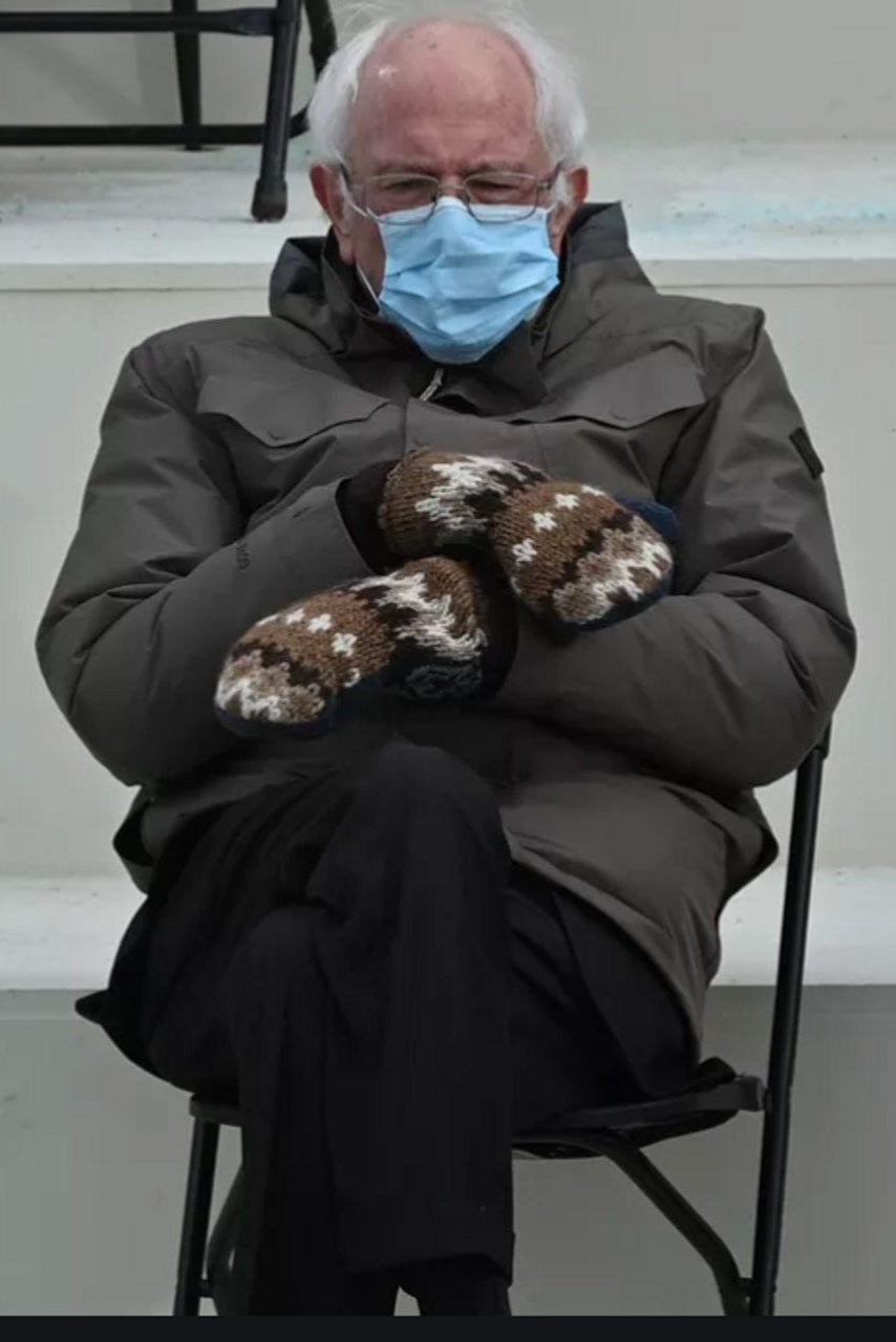 Bernie Sanders Wool Mittens - The Icelandic Store