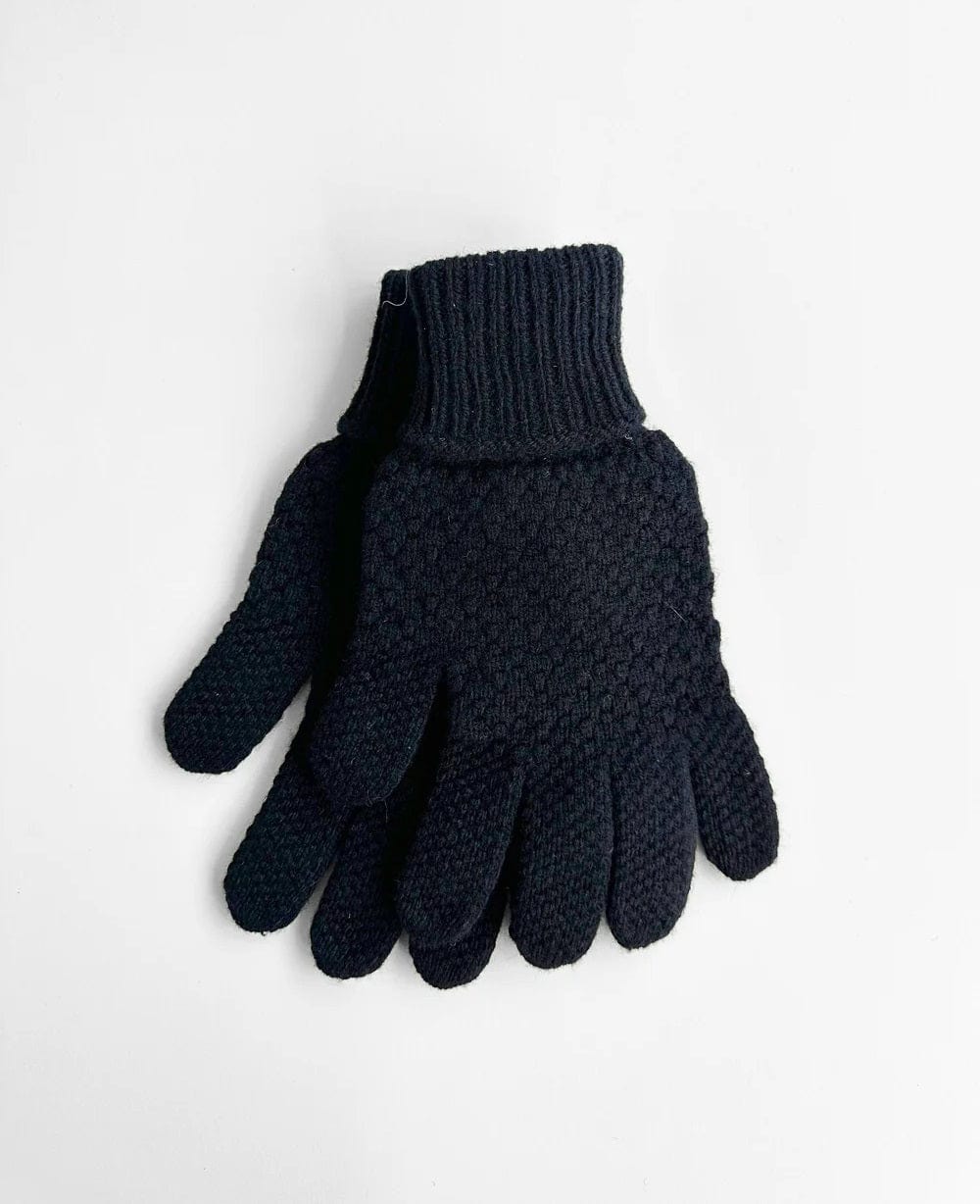 Icelandic Wool Gloves - Black - Men´s - The Icelandic Store