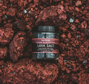 Gift Box with Icelandic Lava salt and Pure salt Flakes