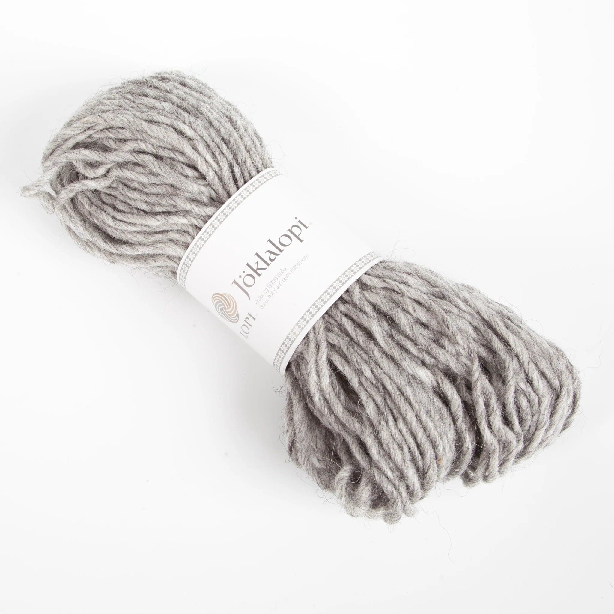 Jöklalopi - Bulky Lopi - 0056 Ash Heather - The Icelandic Store
