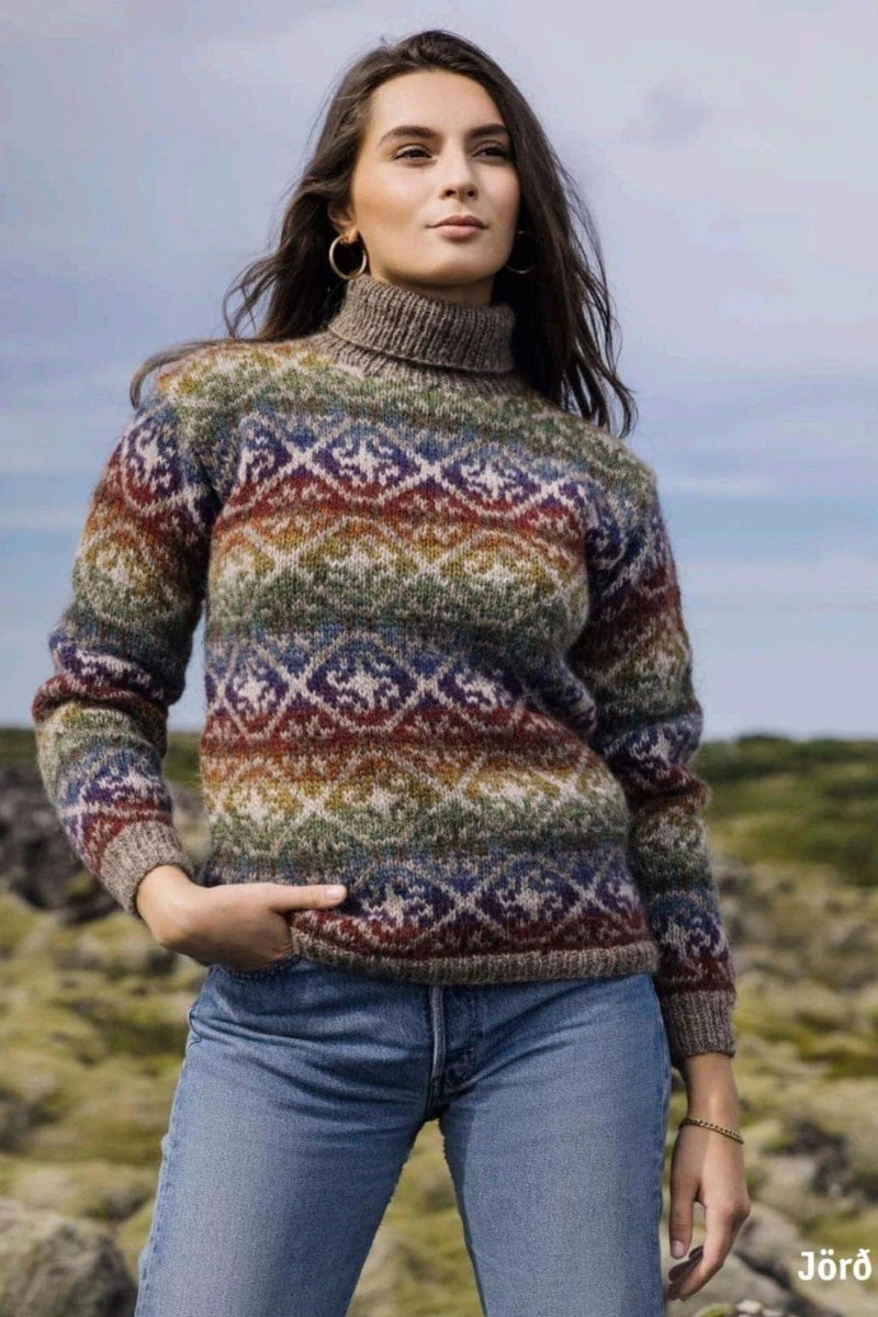 Multicolor Earth knitting kit - Icelandic sweater - The Icelandic Store