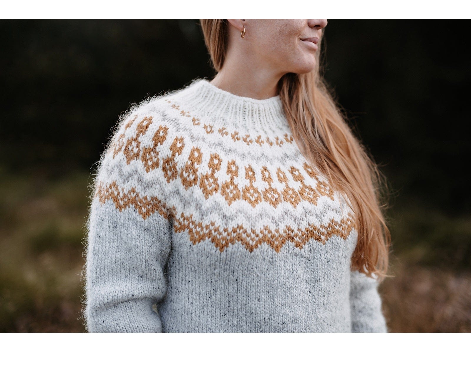 Easter Coarvegiella Alafoss Wool Sweater - Knitting kit - The Icelandic Store