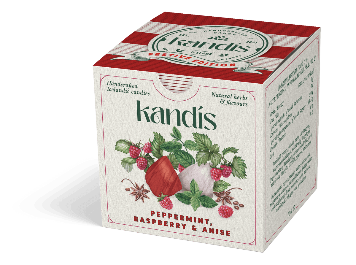 Kandís - Festive Edition: Peppermint, Raspberry & Anise