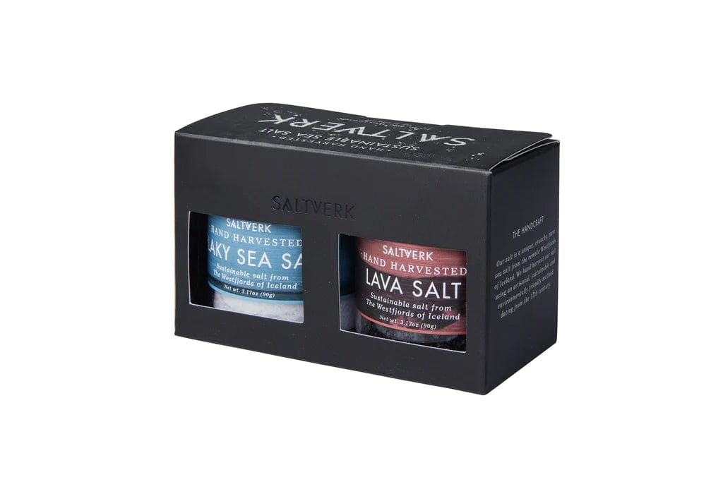Gift Box with Icelandic Lava salt and Pure salt Flakes - The Icelandic Store