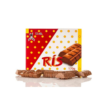 Freyja Rís Chocolate Bites with crispy corn puffs bar