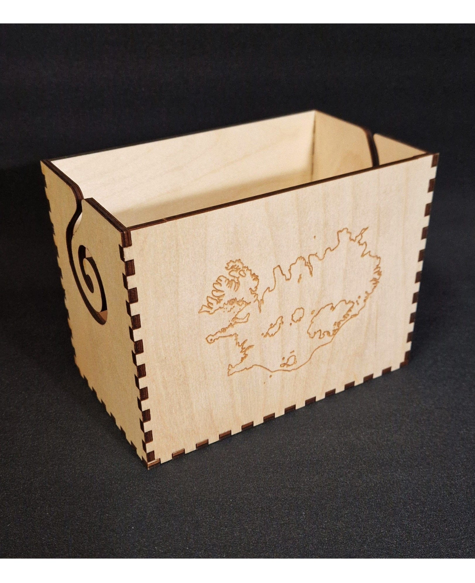 Handmade Yarn Box feeder for Knitting Crochet - Iceland - The Icelandic Store