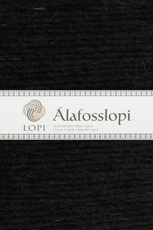 Álafosslopi 0059 Black — 2 balls in the Lopi 12 No. 31 kit