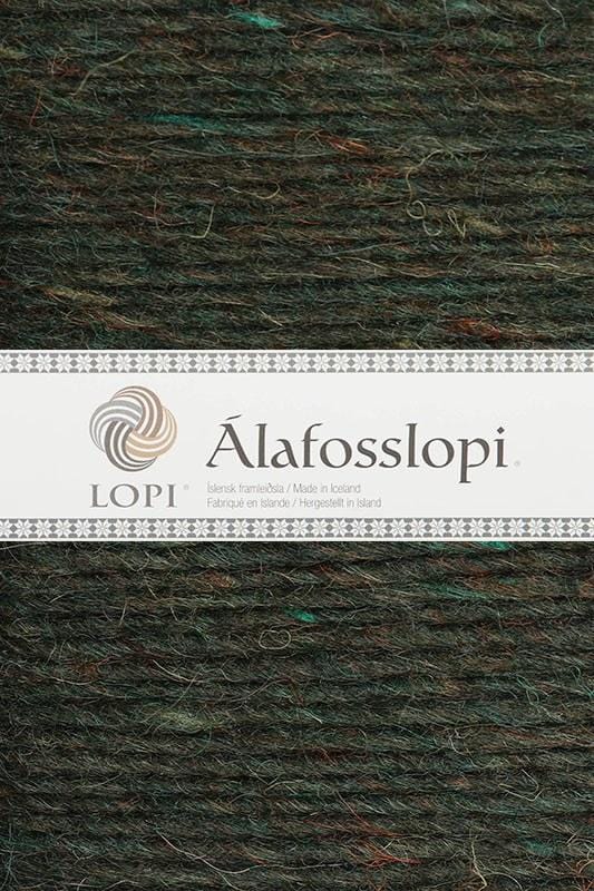 Álafosslopi 9966 Cypress Green Heather — 1 ball in the Blessun kit