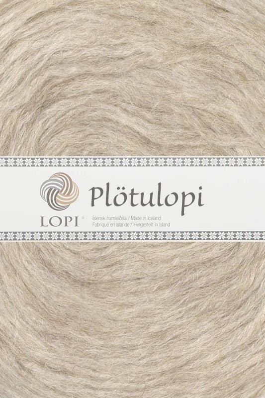 Plötulopi 1038 Ivory Beige — 2 plates in the Glitta kit