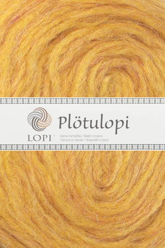 Plötulopi 1424 Golden Yellow Heather — 1 plate in the Liljulag kit