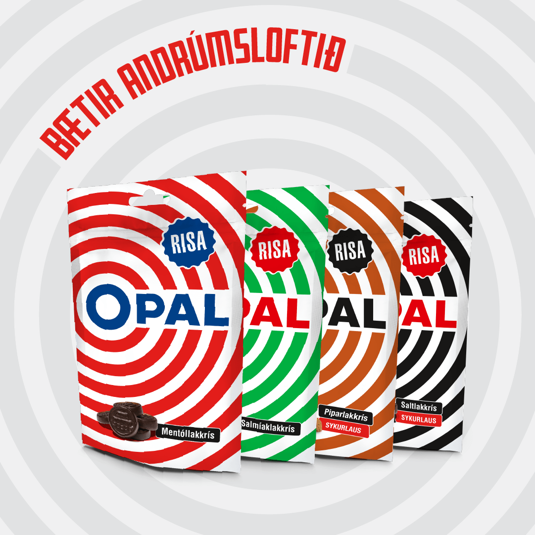 Opal Red - Menthol Liquorice - The Icelandic Store