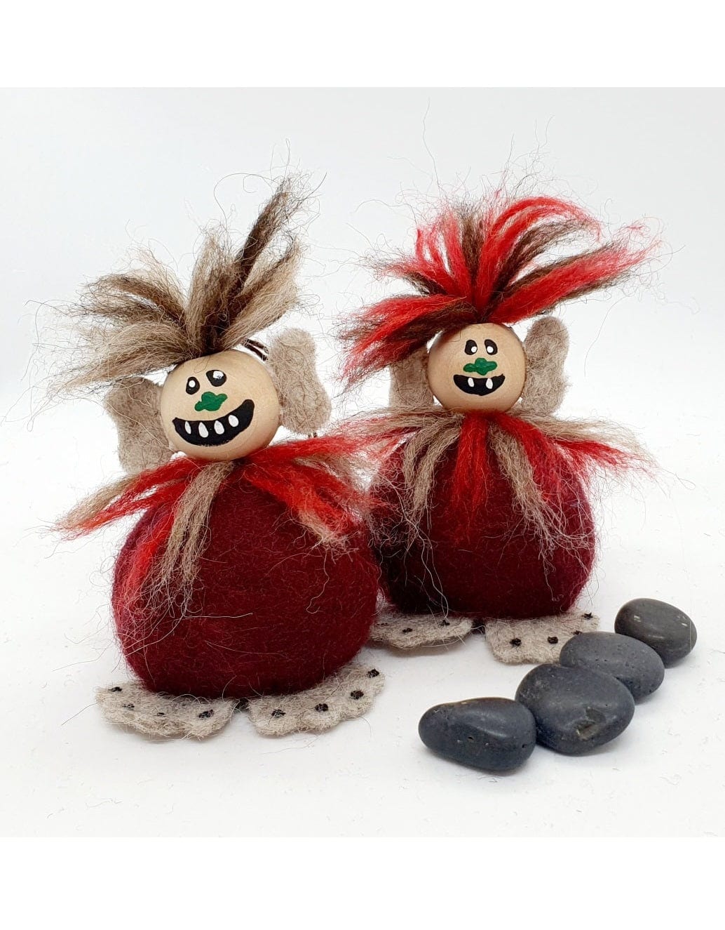 Icelandic Troll - Felted wool - Red - The Icelandic Store
