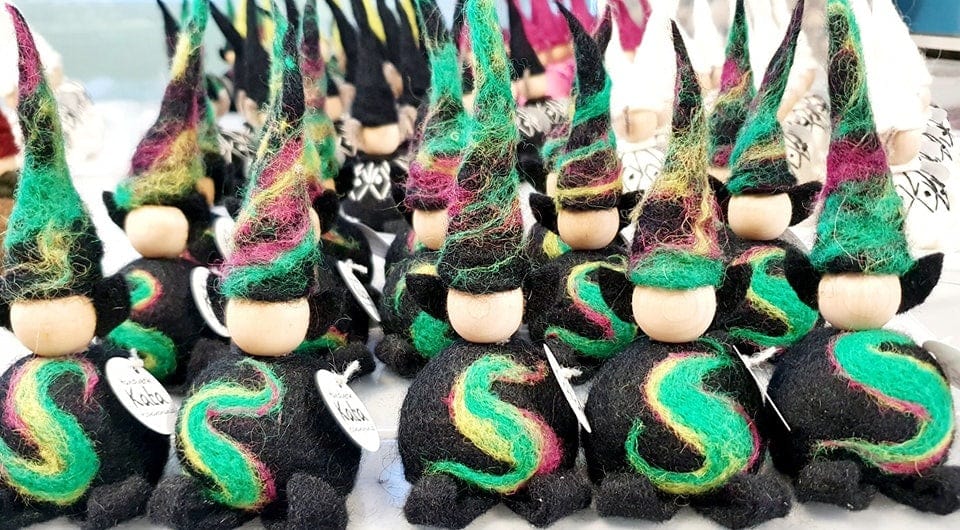 Felted wool Elf- Northern Lights - The Icelandic Store
