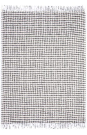 Léttlopi Wool Blanket - Grey and White