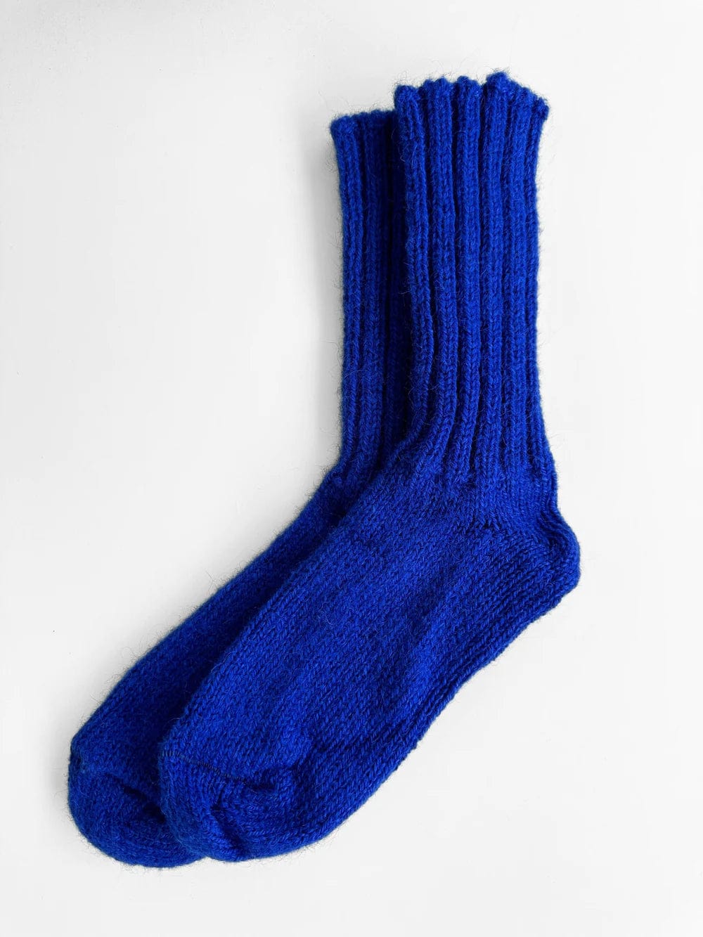 Traditional Icelandic thick wool socks - Blue - The Icelandic Store