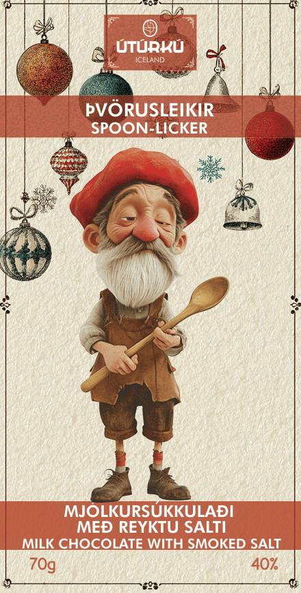 ÞVÖRUSLEIKIR - MILK CHOCOLATE WITH SMOKED SEA SALT