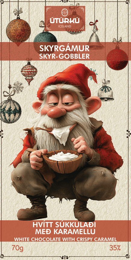 SKYRGÁMUR - WHITE CHOCOLATE WITH CRISPU CARAMEL