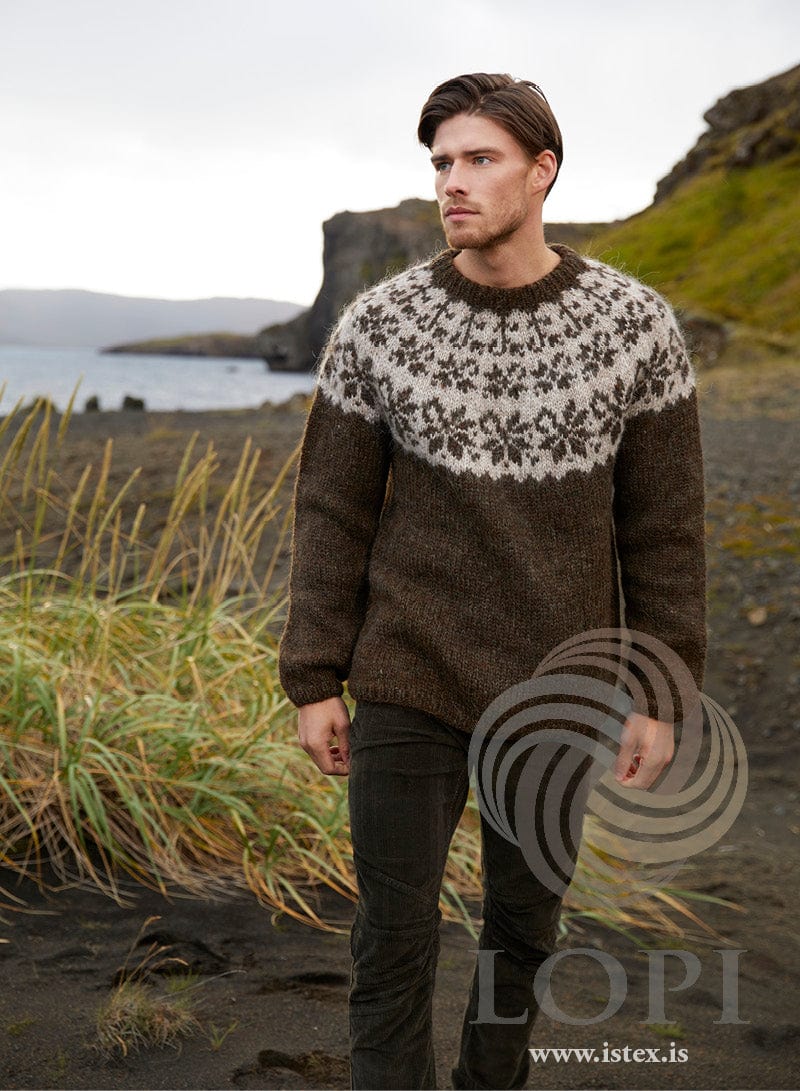 Sexblaðarós — Knitting pattern