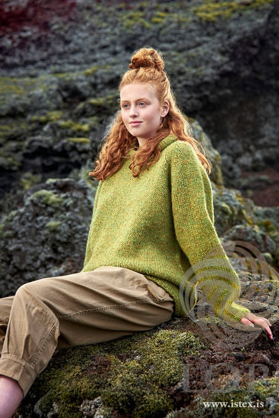 Logn - Green One color Knitting Kit - The Icelandic Store