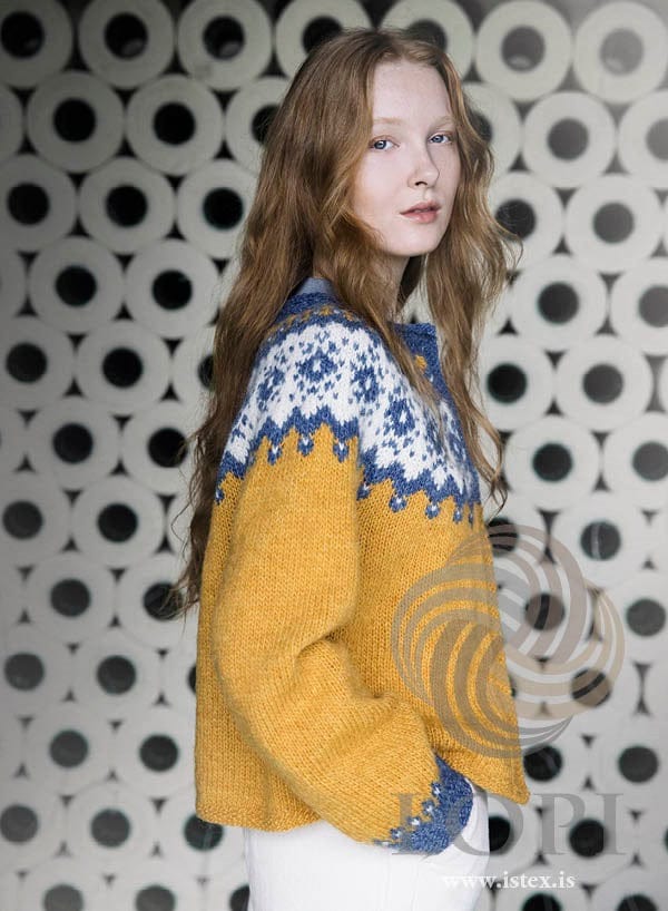 Spring Sun - Icelandic Yellow Wool Sweater - The Icelandic Store