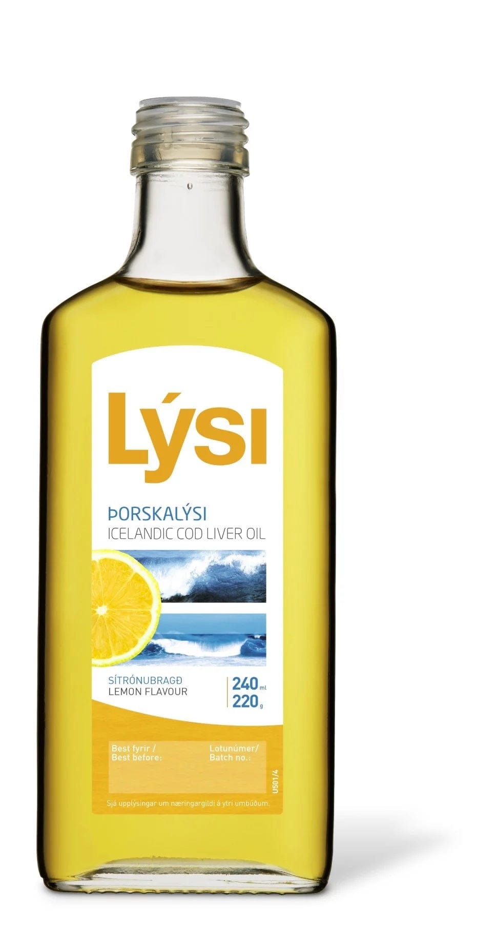 LIQUID COD LIVER OIL LEMON - PACK OF 12 - The Icelandic Store