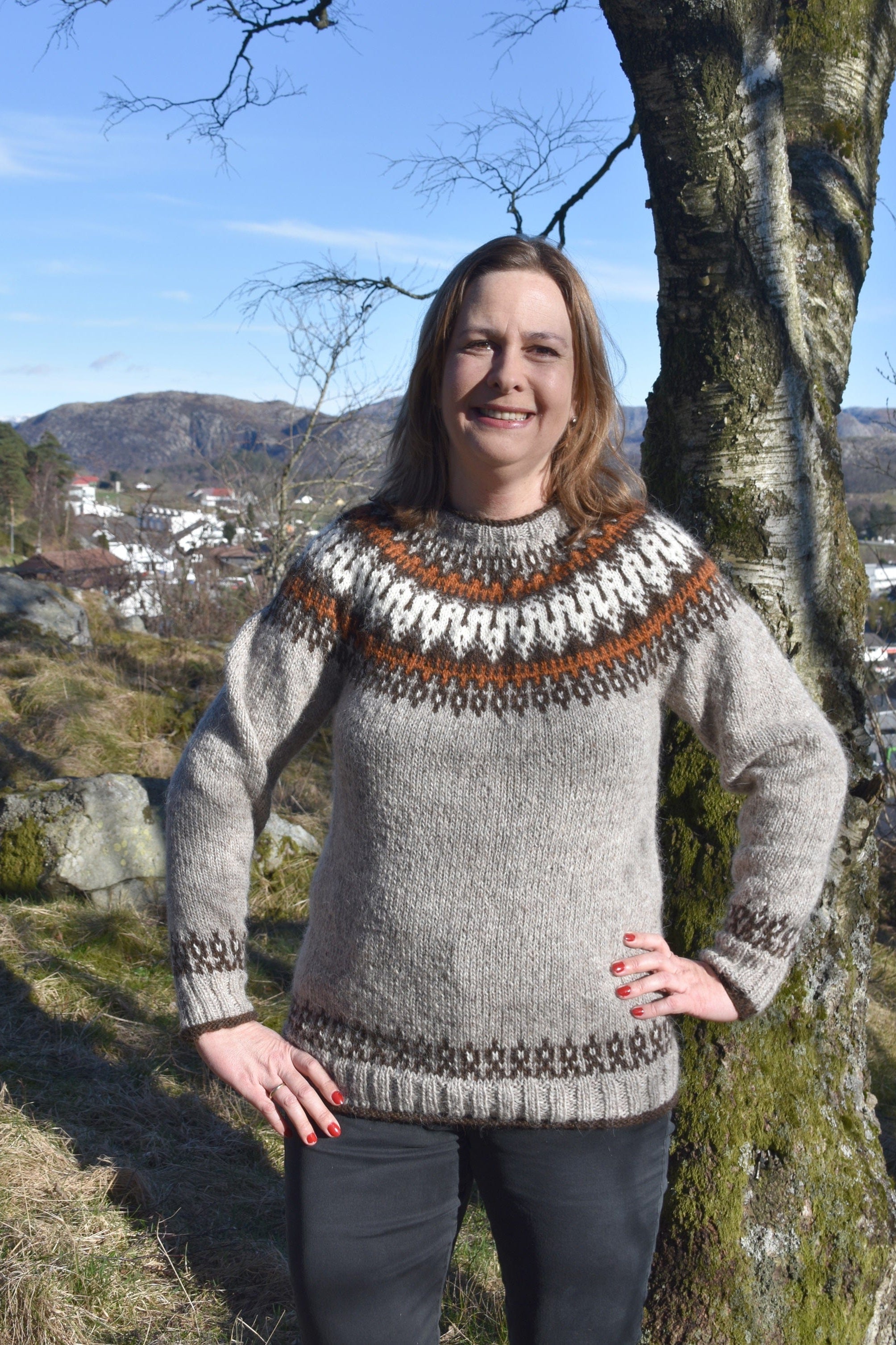 Leopold Icelandic Sweater Oatmeal Heather - Knitting Kit - The Icelandic Store