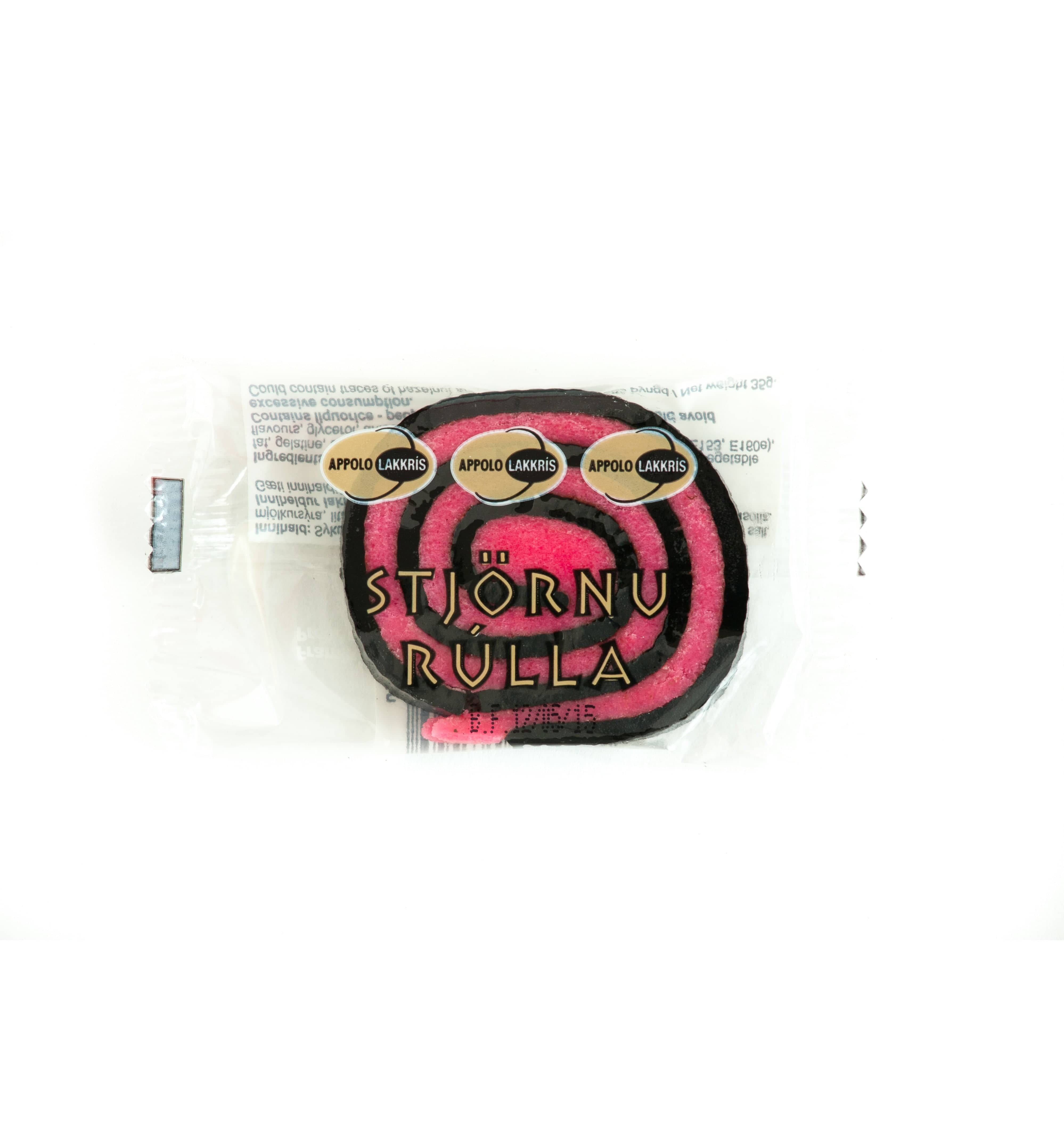 Appolo stjörnurúllur - Marsipan liquorish rolls - The Icelandic Store