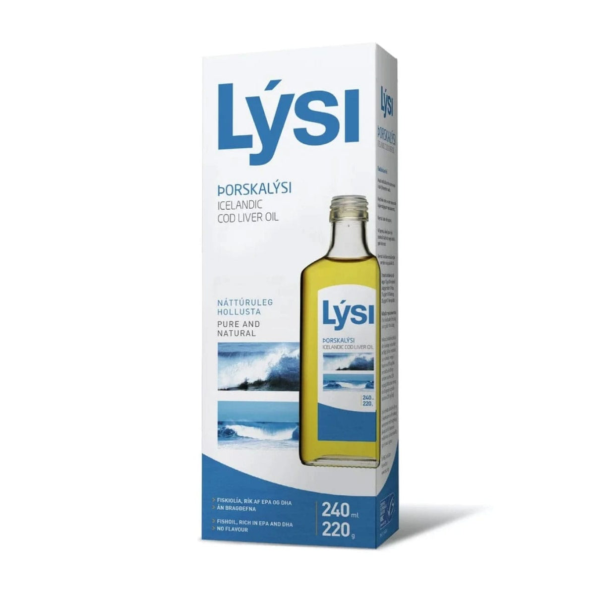 Liquid Cod Liver Oil — Icelandic Omega‑3 (EPA & DHA)