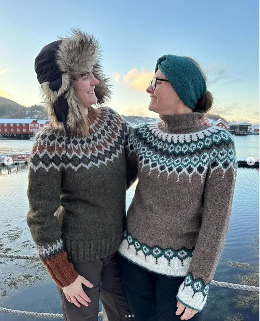 Cecilia Lettlopi Barley Wool sweater - Knitting Kit - The Icelandic Store