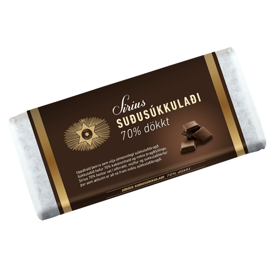 Noi Sirius Chocolate - 70% Konsum - The Icelandic Store