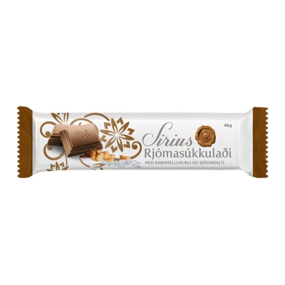NOI SIRIUS PLAIN MILK CHOCOLATE WITH CARAMEL AND SEA SALT- 25 gr - The Icelandic Store