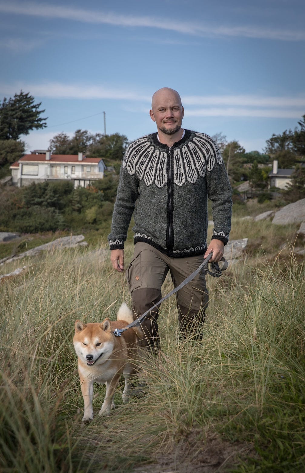 Orion Icelandic zip-up Lettlopi wool jacket - Knitting Kit - The Icelandic Store