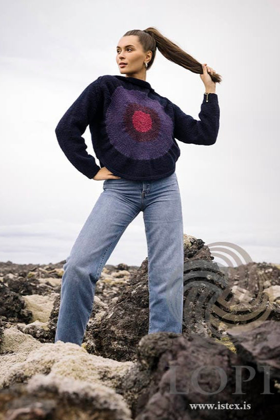 Pi - Wool sweater knitting kit - The Icelandic Store