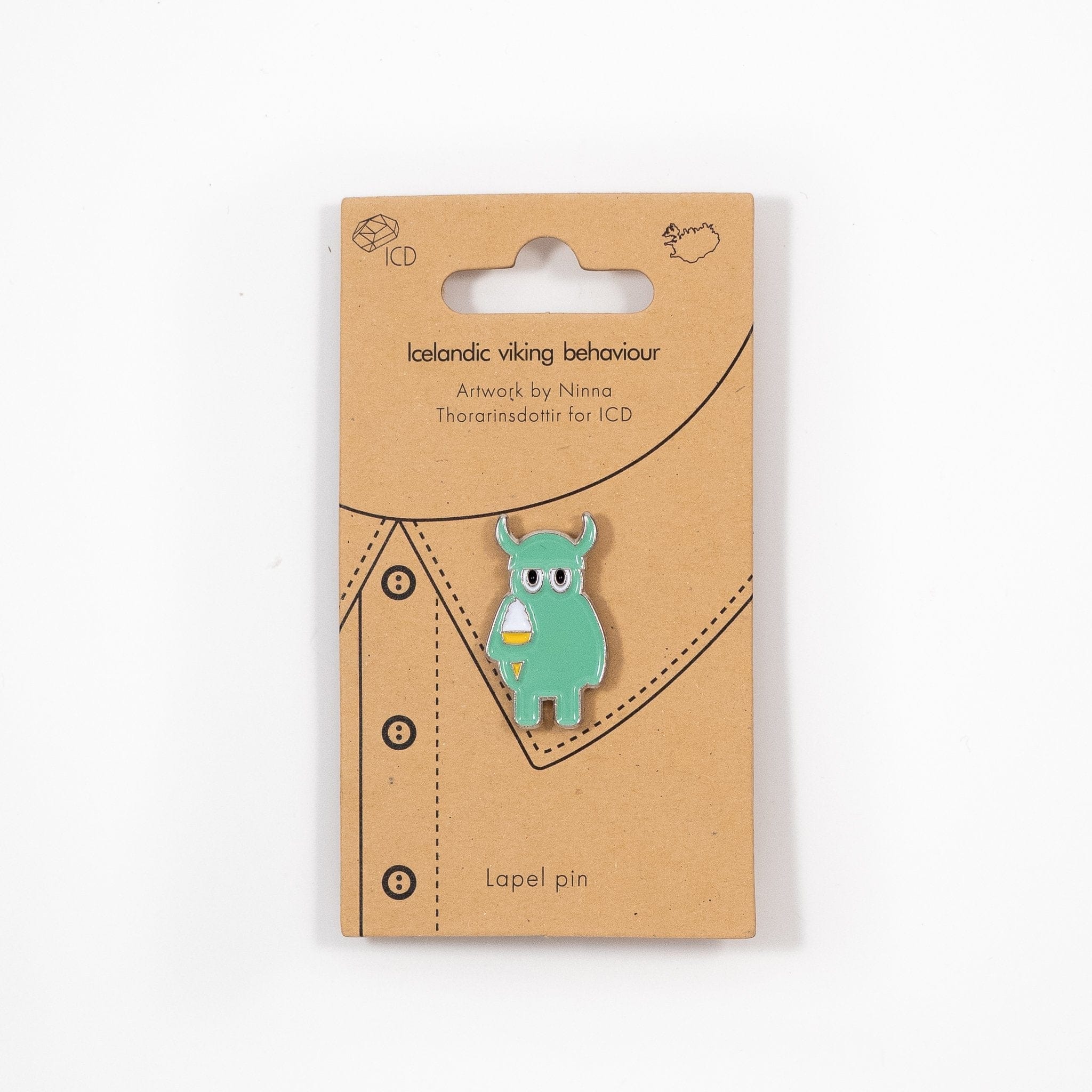 Icelandic Viking Behavior | Lapel Pin