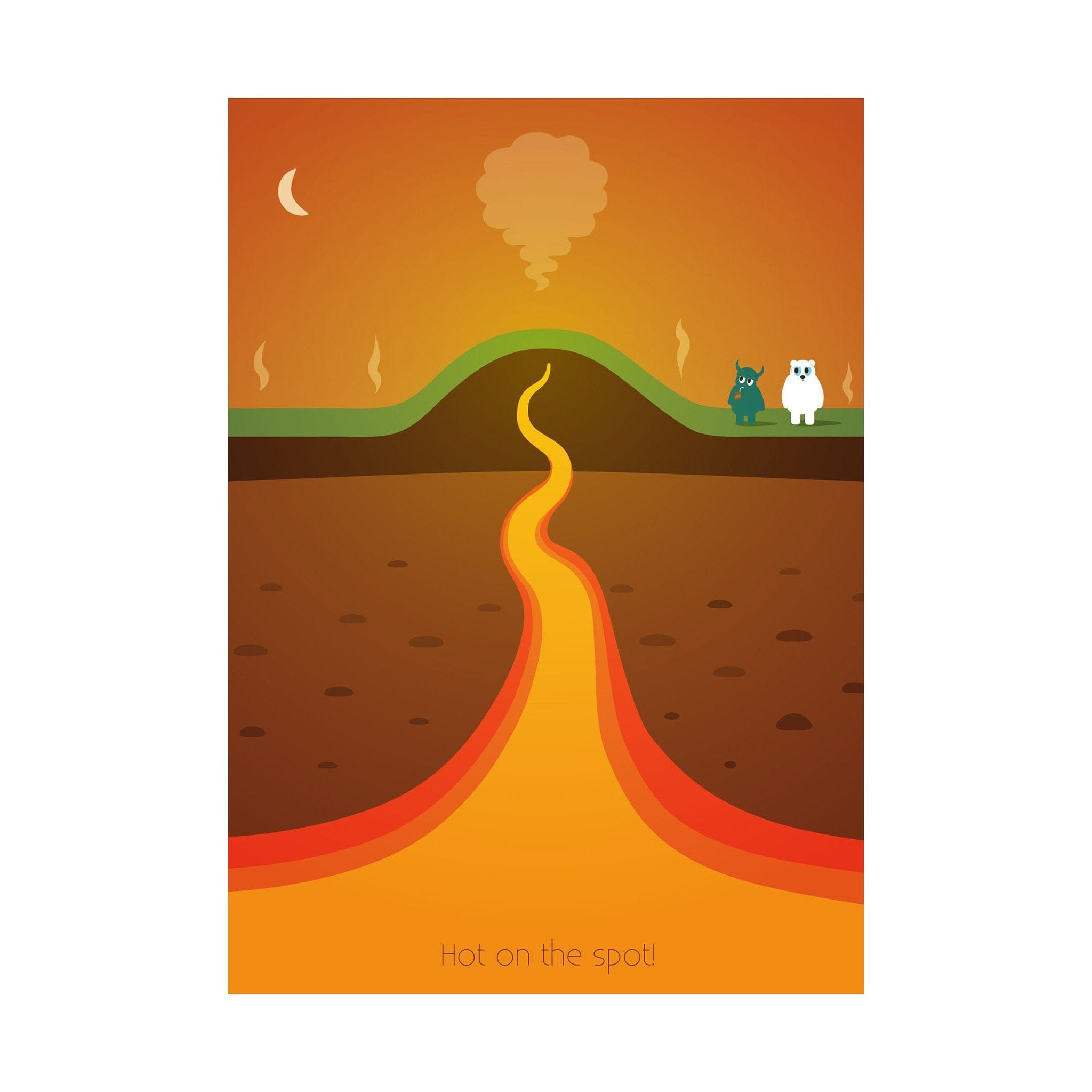 Eruption? No Worries.. | Postcard