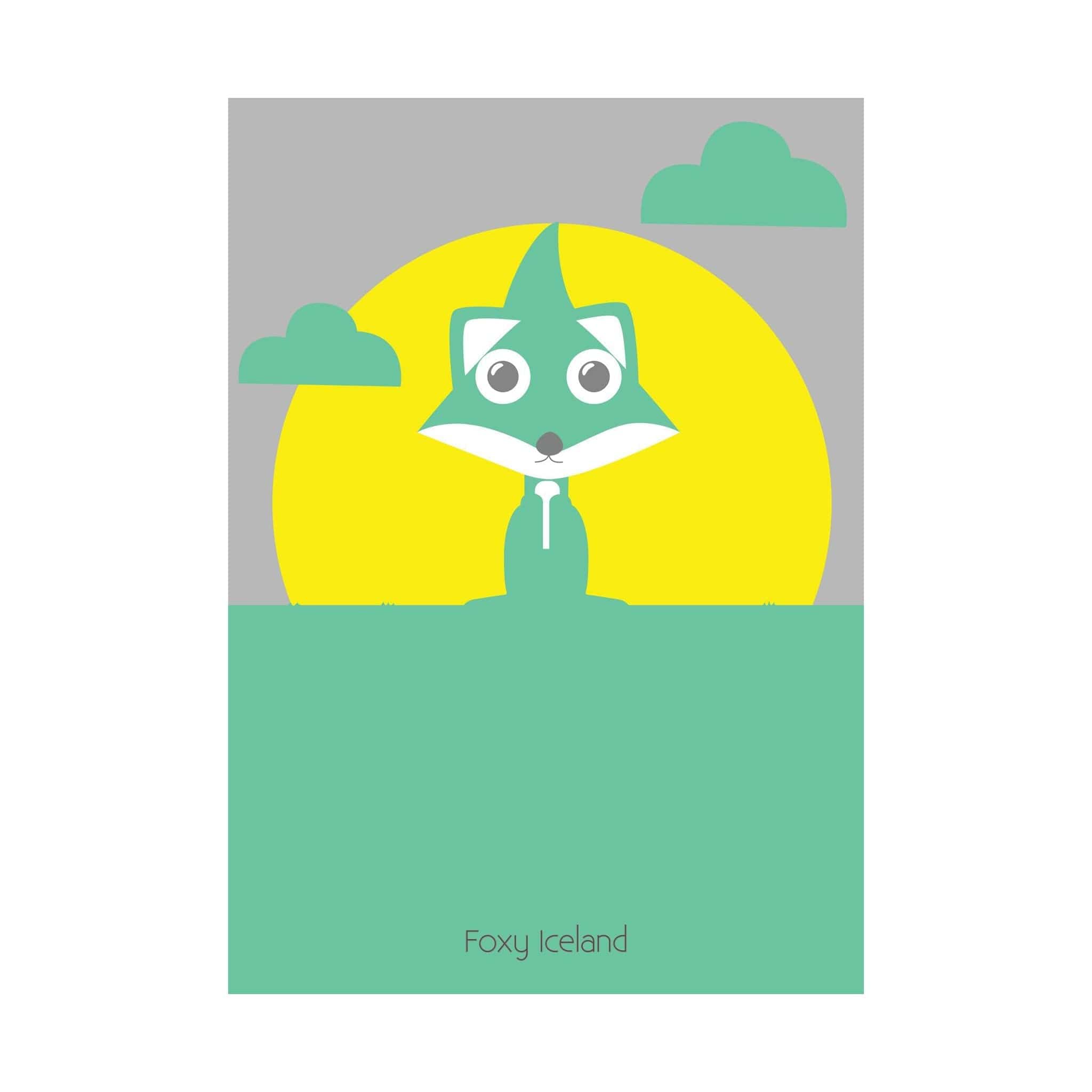 Foxy Iceland | Postcard