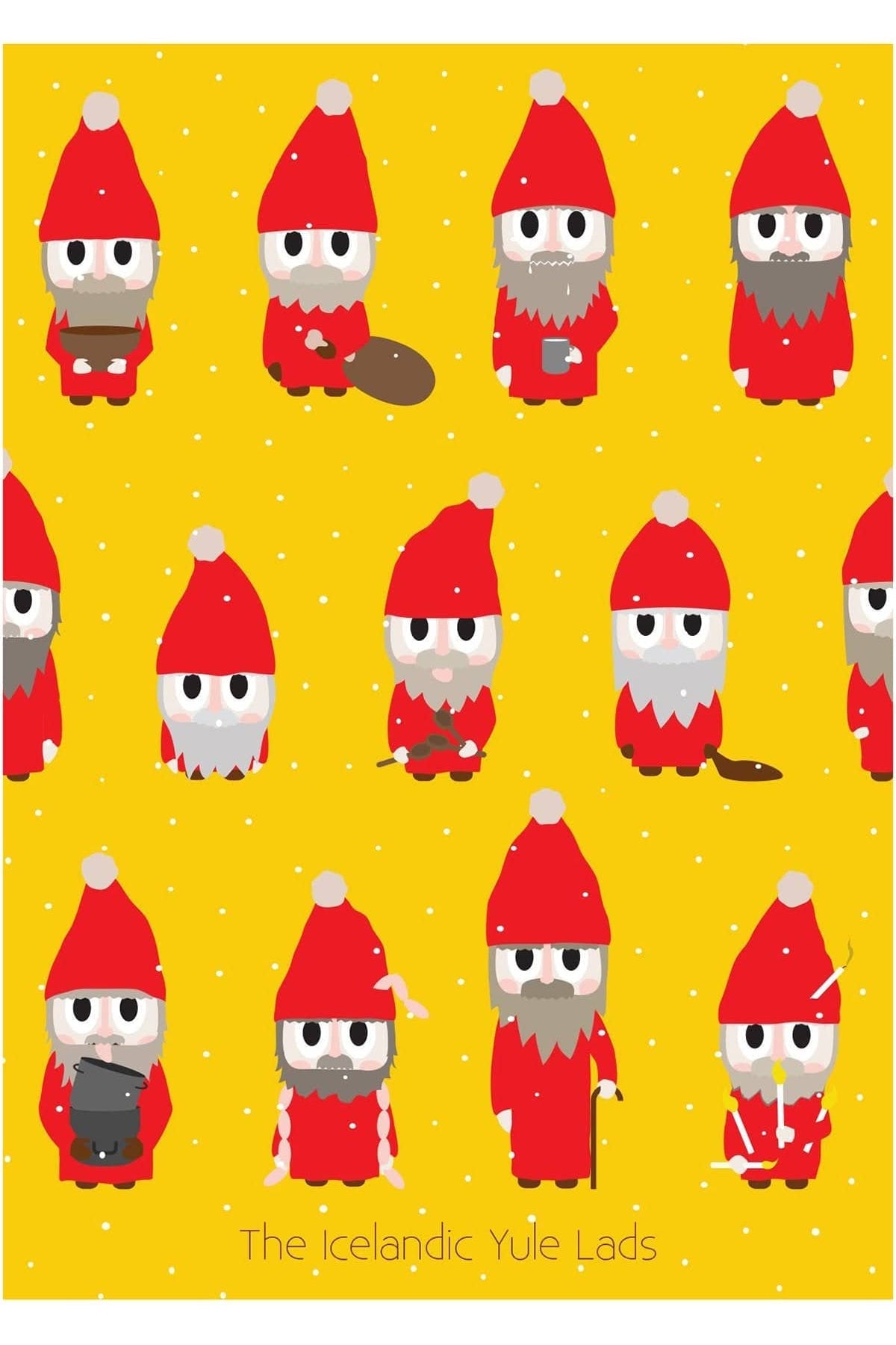 The Icelandic Yule Lads | Postcard