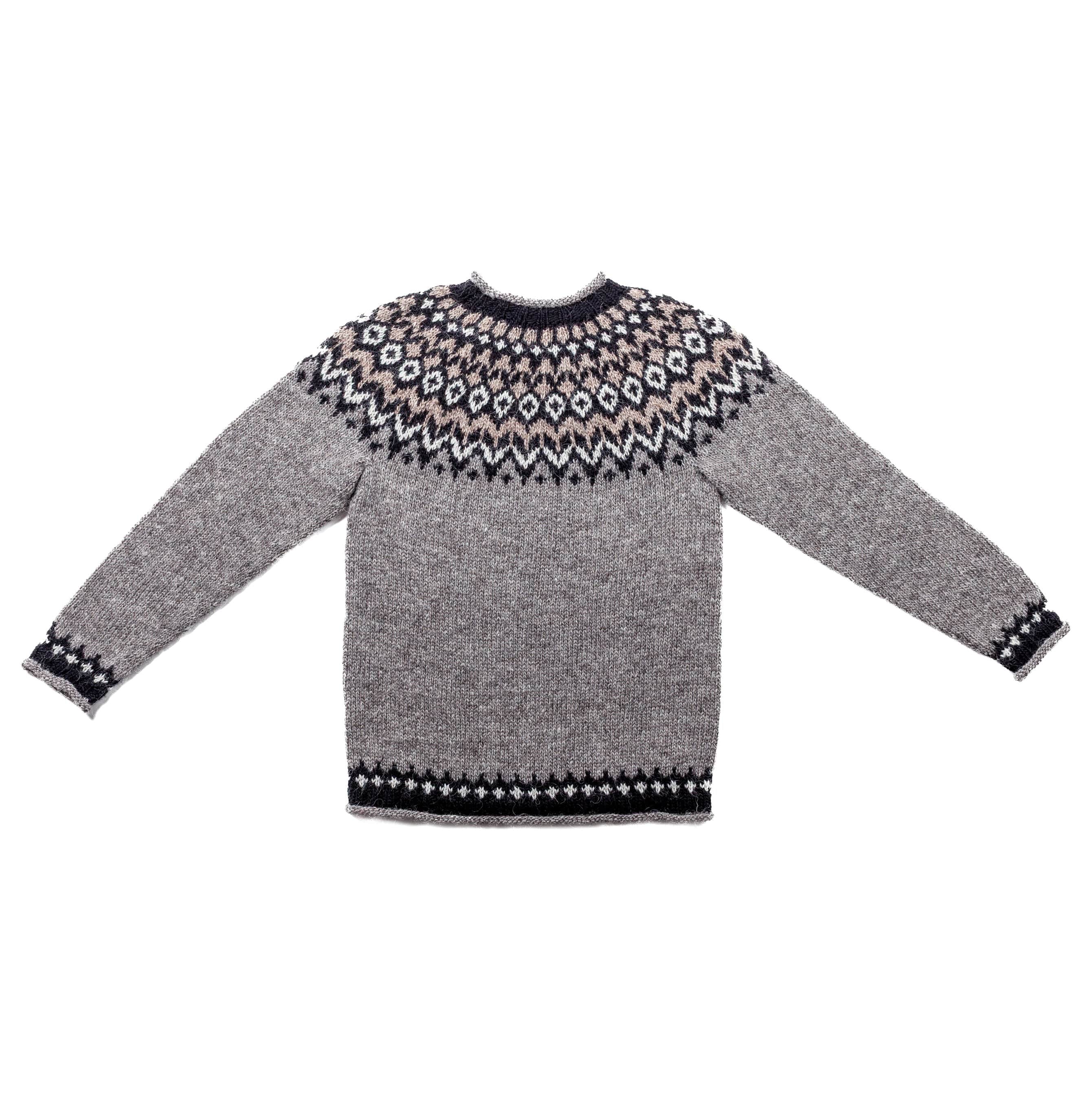 Riddari - Icelandic Sweater - Grey - The Icelandic Store