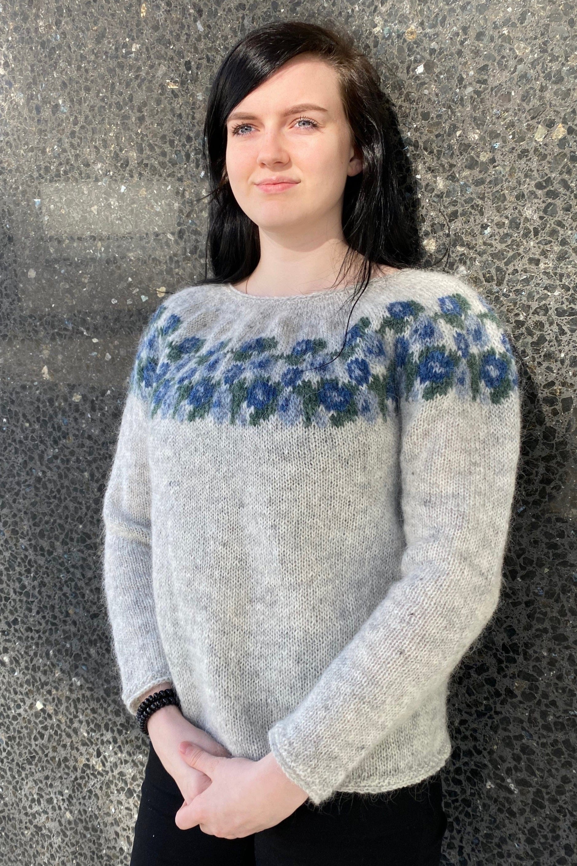 Rosalie - Beige and Yellow Plotulopi Knitting Kit - The Icelandic Store