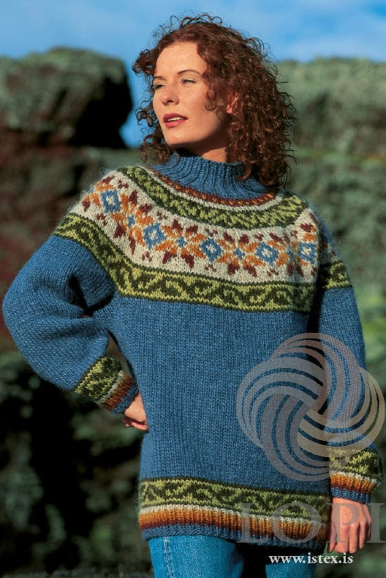 Rósalind - Wool sweater knitting kit - The Icelandic Store