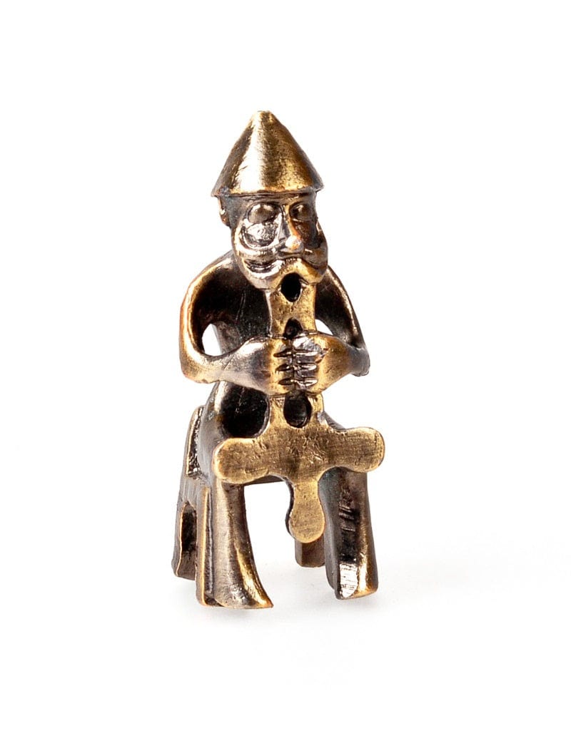 Thor Bronze Figurine - Sitting Norse God