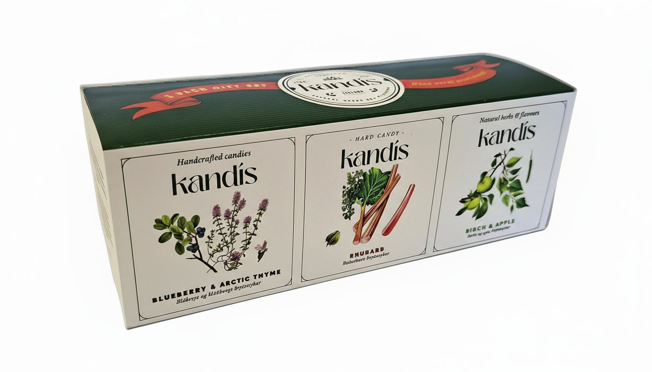Kandís Icelandic Candy – 3 Pack Gift Set