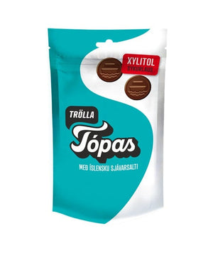 Trölla Tópas pastilles with Icelandic sea salt 100g
