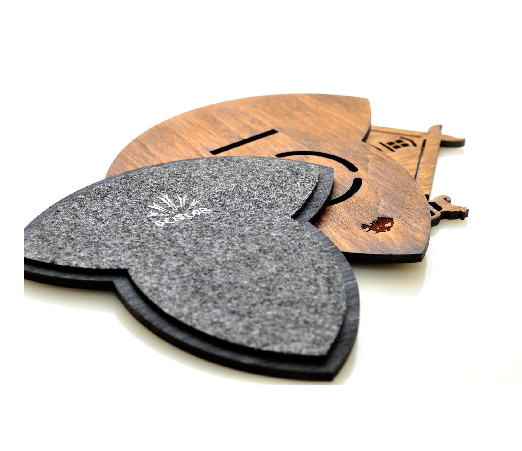 Old Icelandic Farmhouse Shaped Plywood Candle Holder Laser Cut - The Icelandic Store